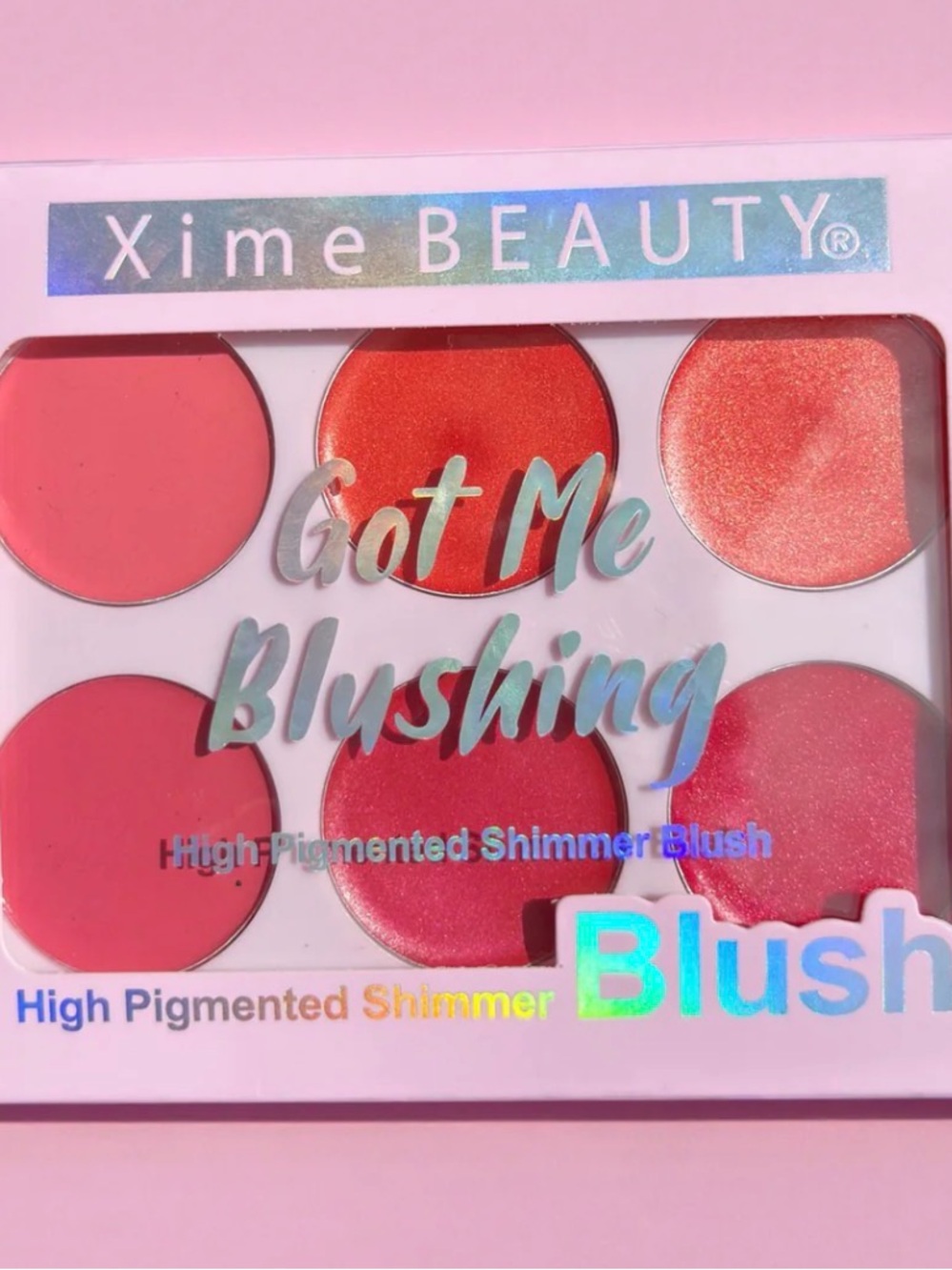 Xime Beauty Blush Palette — Pink, Coral & Mauve Tones